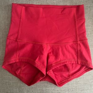 Lululemon high rise shorts
